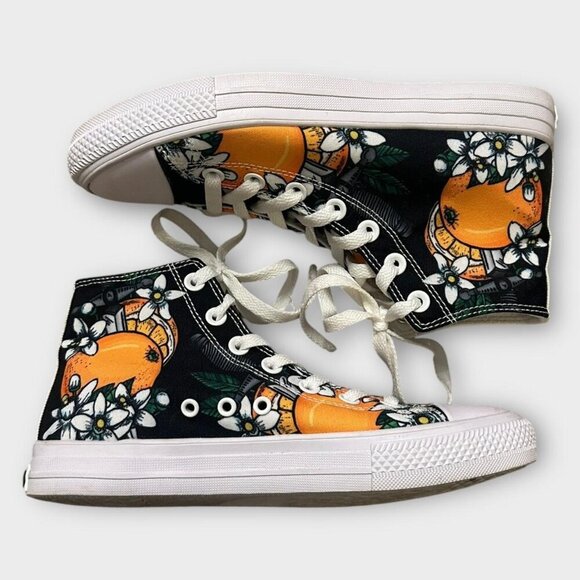 Raad Traditional Tattoo Style Hightop Sneakers - Picture 1 of 6